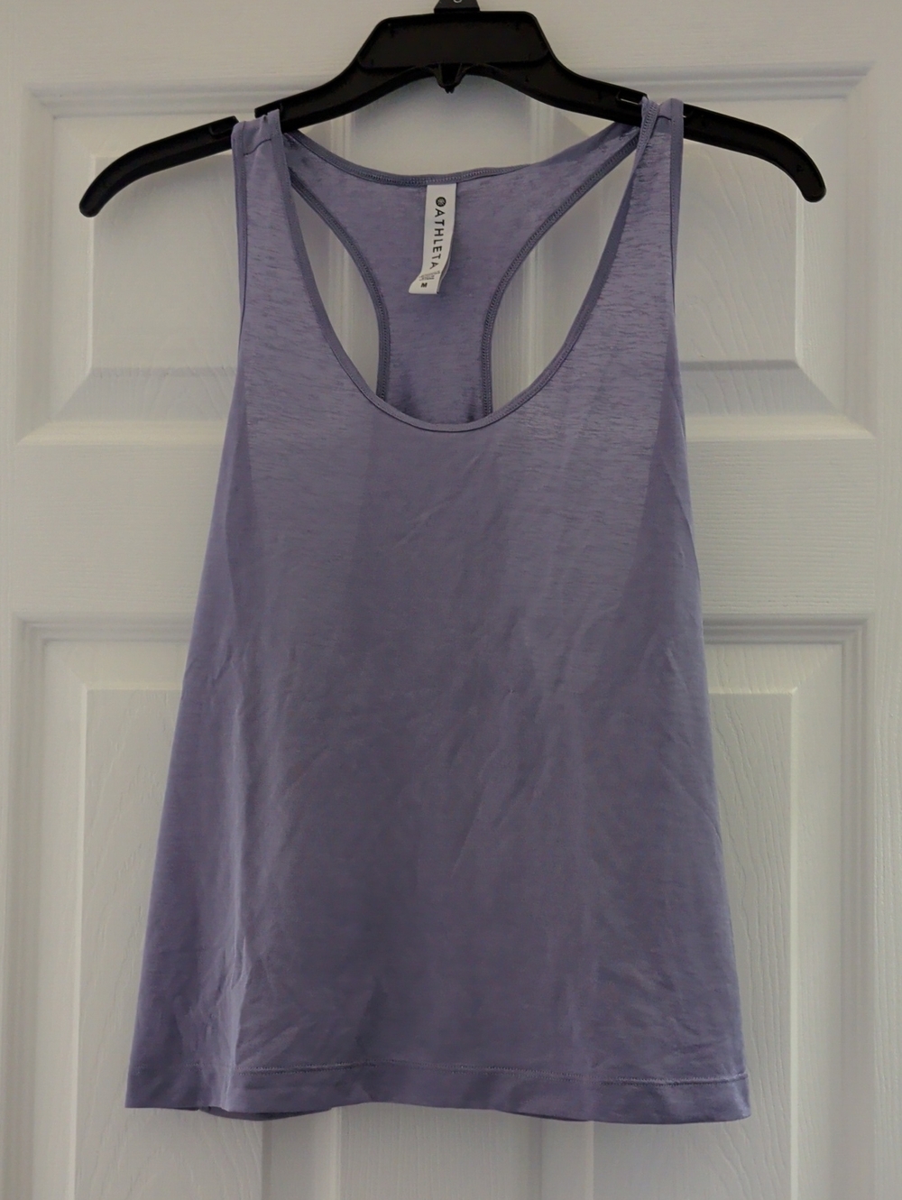 Athleta Coral Purple Racerback Tank Top | Size M
